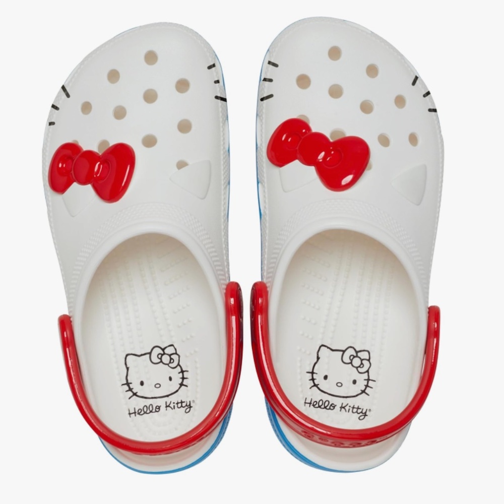 Hello Kitty Crocs New With Tags Sz 9 Women/7 Men